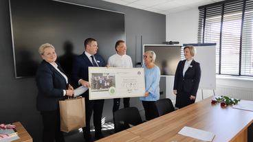 Lututów: przekazaniem środków zakończyła się akcja „Kilometr Złotych Serc”